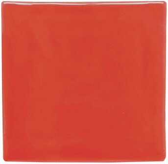 Vermillion 127mm Field Tile, 127 x 127 x 10