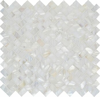 White Pearl Herringbone, 305 x 285 x 2