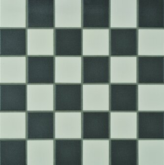 Porcelain Black &amp; White Square, 302 x 302 x 6