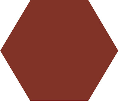 Winckelmans Hexagon Rouge, 50 x 50 x 5 (op net)