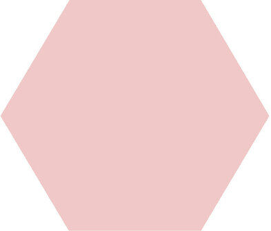 Winckelmans Hexagon Rose, 50 x 50 x 5 (op net)