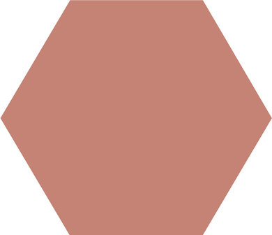 Winckelmans Hexagon Vieux Rose, 150 x 150 x 9