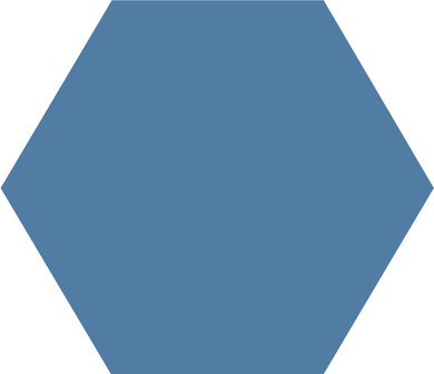 Winckelmans Hexagon Bleu Fonce, 150 x 150 x 9