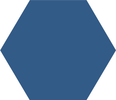 Winckelmans Hexagon Bleu Nuit, 150 x 150 x 9