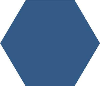 Winckelmans Hexagon Bleu Nuit, 100 x 100 x 9