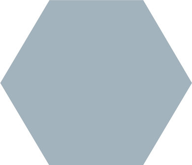 Winckelmans Hexagon Bleu Pale, 150 x 150 x 9