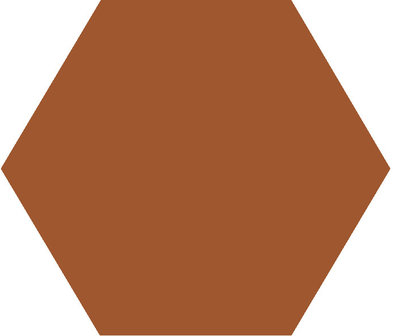 Winckelmans Hexagon Caramel, 50 x 50 x 5 (op net)