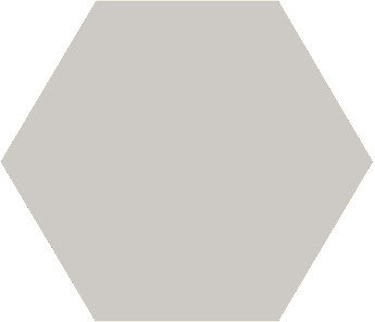 Winckelmans Hexagon Gris Perle, 25 x 25 x 9 (op net)