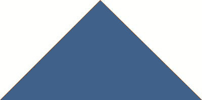 Triangle 73 x 52 x 52 (Pugin Blue)