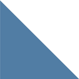 Winckelmans Triangle Bleu Fonce, 70 x 70 x 100 x 9