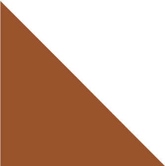 Winckelmans Triangle Caramel, 35 x 35 x 50 x 9