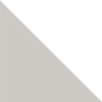 Winckelmans Triangle Gris Perle, 100 x 100 x 140 x 9