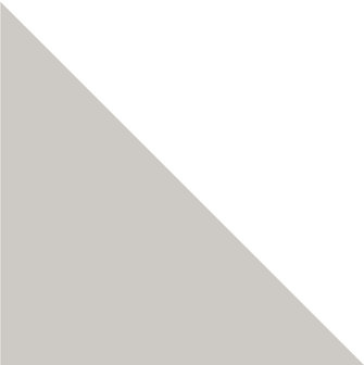 Winckelmans Triangle Gris Perle, 70 x 70 x 100 x 9