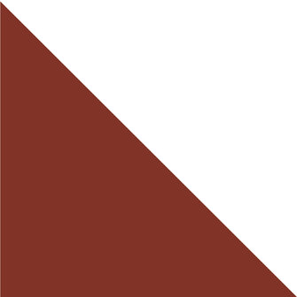 Winckelmans Triangle Rouge, 100 x 100 x 140 x 9