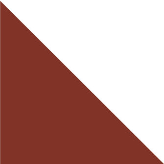 Winckelmans Triangle Rouge, 70 x 70 x 100 x 9