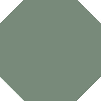 Winckelmans Octagon Vert Pale, 100 x 100 x 9