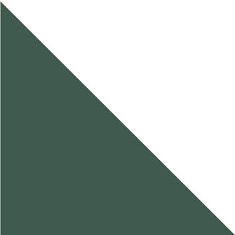 Winckelmans Triangle Vert Fonce, 50 x 50 x 70 x 9