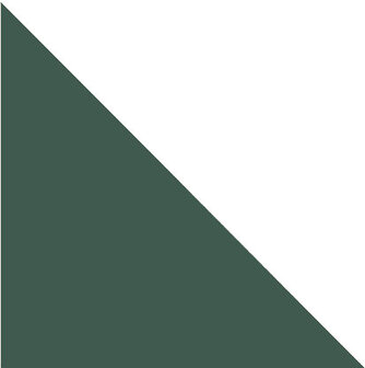 Winckelmans Triangle Vert Fonce, 35 x 35 x 50 x 9