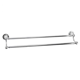 Double towel rail 600 mm