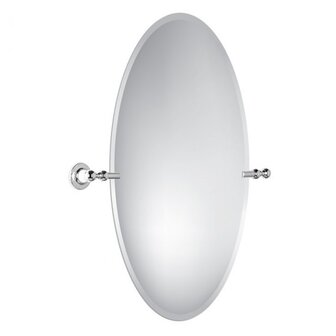 Swivel oval mirror 500 x 700 mm