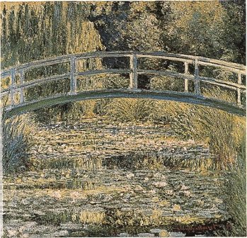 Monet: Waterlily Pond , 380 x 395 x 10
