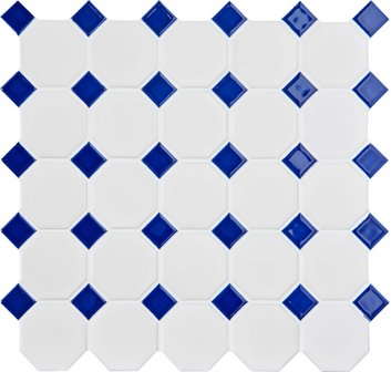 Original Style Blue Octogon &amp; Dot