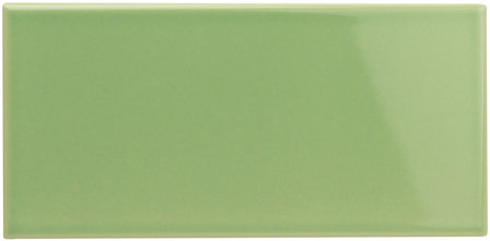 Palm Green Half Tile, 152 x 75 x 7