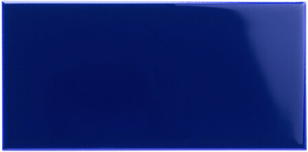 Royal Blue Half Tile, 152 x 75 x 7