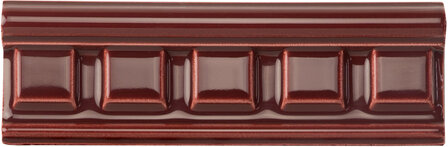 Burgundy Dentil, 152 x 50