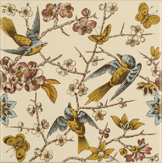 Bluebird on Country White , 152 x 152 x 7