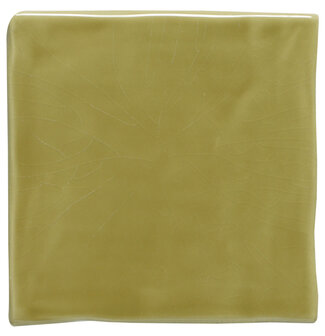 Olive 127mm Field Tile, 127 x 127 x 10