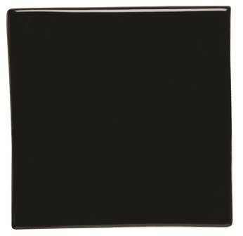 Black 127mm Field Tile, 127 x 127 x 10