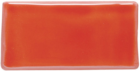 Vermillion Half Tile, 127 x 63 x 10