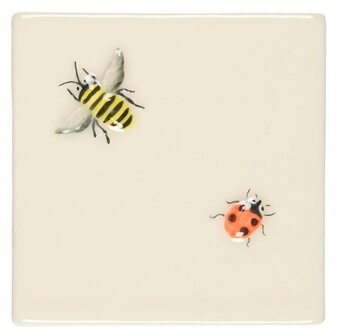 Ladybird &amp; Bee , 105 x 105 x 10