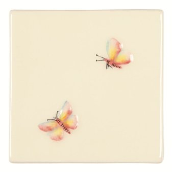 Two Butterflies , 105 x 105 x 10