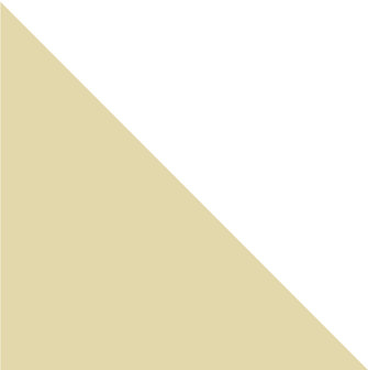 Winckelmans Triangle Vanille, 70 x 70 x 100 x 9