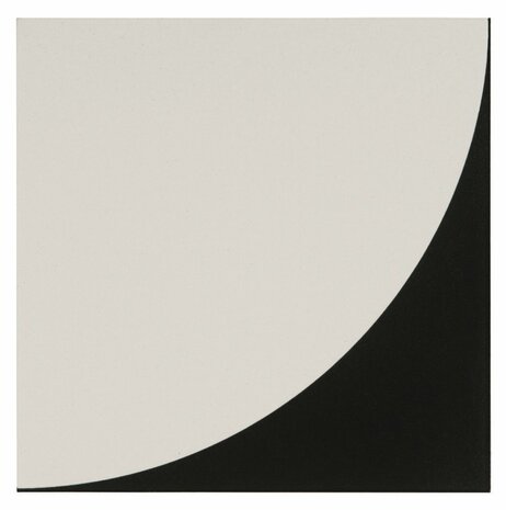 Tao 2 Black on Dover White , 151 x 151 x 9