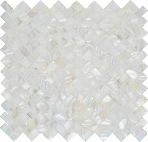 White Pearl Herringbone, 305 x 285 x 2