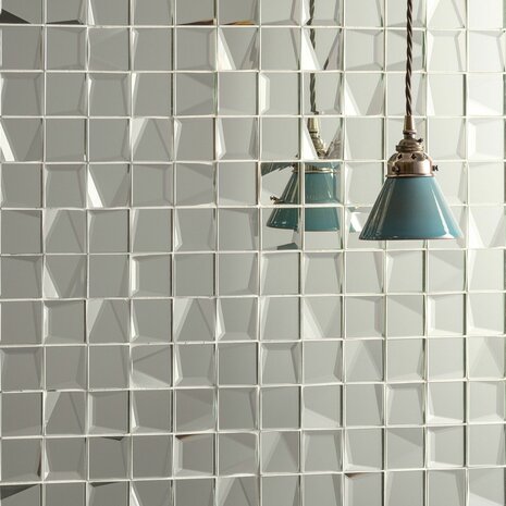 Silver 50mm Facet Mosaic, 310 x 310 x 5