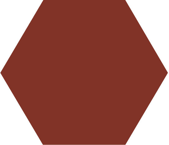 Winckelmans Hexagon Rouge, 50 x 50 x 5 (op net)