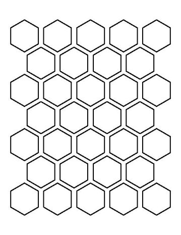 Winckelmans Hexagon Vanille, 50 x 50 x 5 (op net)