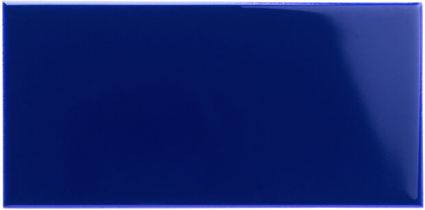 Royal Blue Half Tile, 152 x 75 x 7