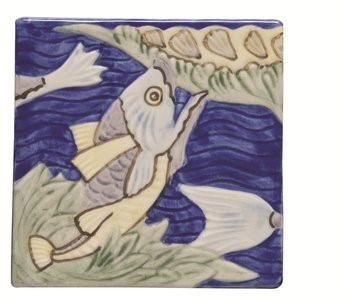 Tegelgalerie - Winchester Tiles - Classic - Fish Frieze 3 Multi colour