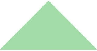 Triangle 50 x 36 x 36 (Spring Green)