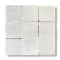 Zellige Alhambra Blanc nr. 00 - 100 x 100