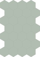 Bisazza cementtegel Hexagon Argento E 200 x 230