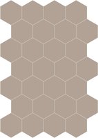 Bisazza cementtegel Hexagon Corda E 200 x 230