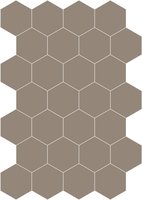 Bisazza cementtegel Hexagon Ecru E 200 x 230