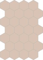 Bisazza cementtegel Hexagon Loto E 200 x 230