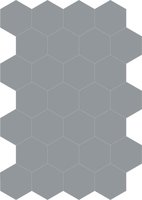 Bisazza cementtegel Hexagon Macadam E 200 x 230
